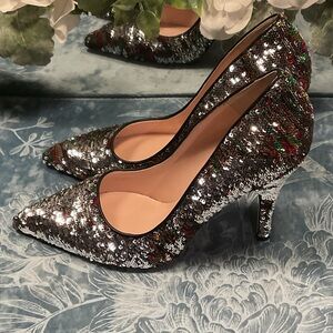 Kate Spade Sparkling Rainbow Heels